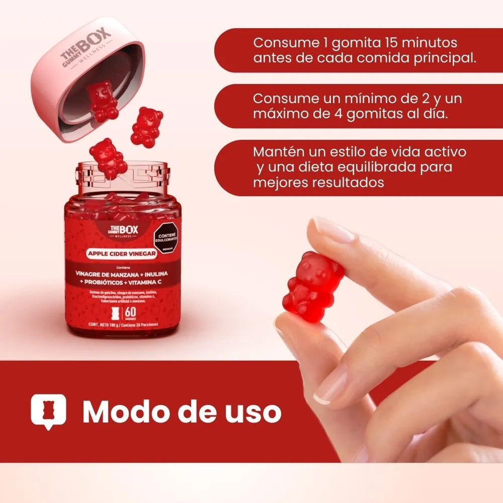 Vinagre de manzana en gomitas🍎