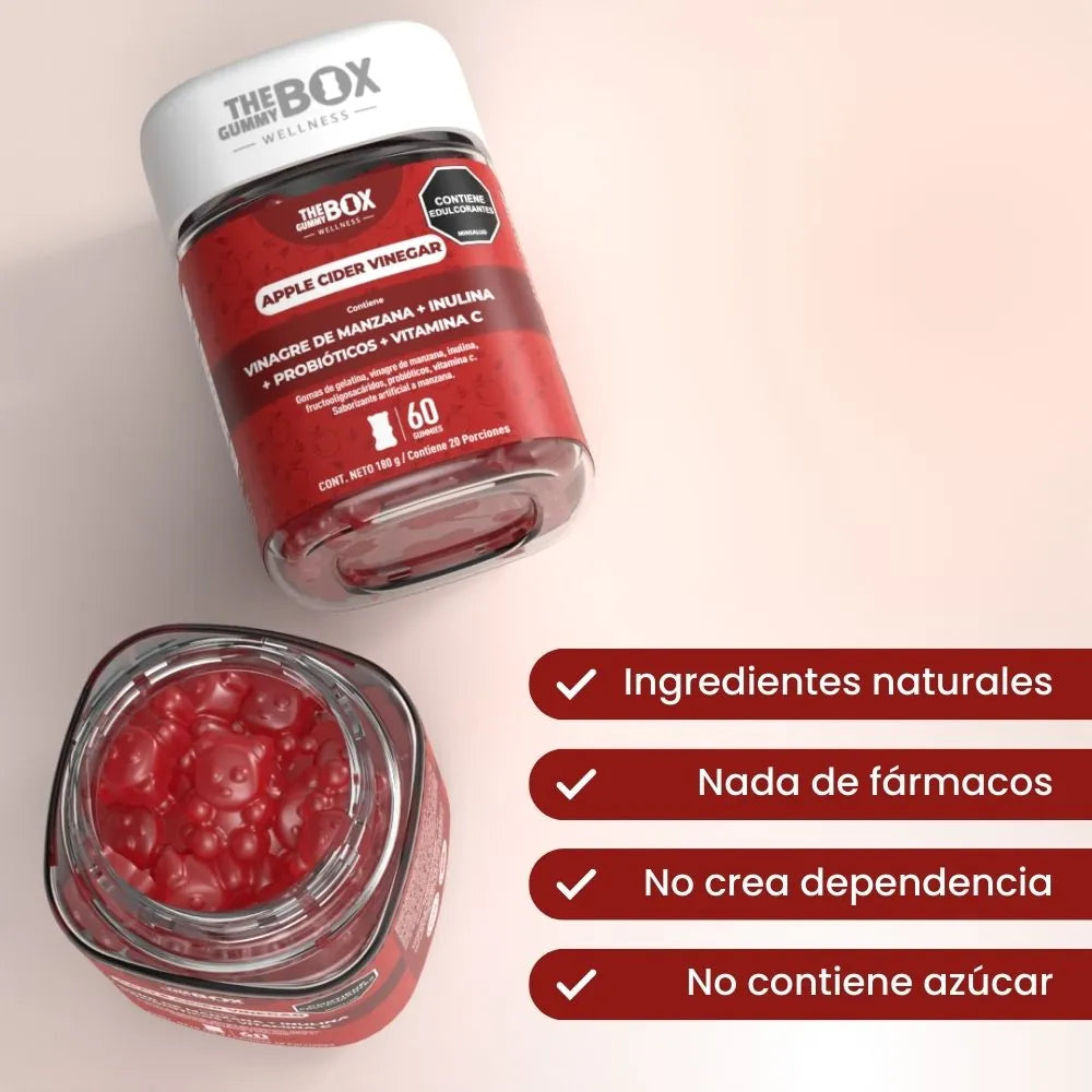 Vinagre de manzana en gomitas🍎