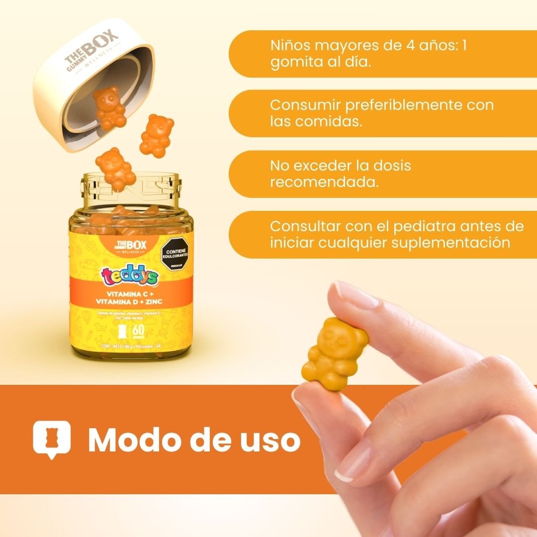 Gomitas de Vitamina C + Zinc para Niños